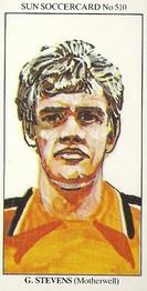 1978-79 The Sun Soccercards #510 Gregor Stevens Front