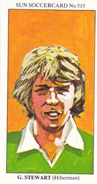 1978-79 The Sun Soccercards #515 George Stewart Front