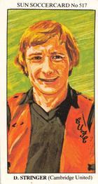 1978-79 The Sun Soccercards #517 David Stringer Front