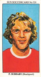 1978-79 The Sun Soccercards #520 Peter Suddaby Front