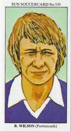 1978-79 The Sun Soccercards #539 Billy Wilson Front
