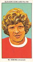 1978-79 The Sun Soccercards #546 Willie Young Front