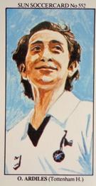 1978-79 The Sun Soccercards #552 Ossie Ardiles Front