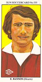 1978-79 The Sun Soccercards #555 Eamonn Bannon Front