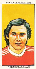 1978-79 The Sun Soccercards #565 Peter Brine Front