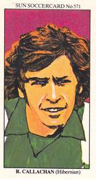 1978-79 The Sun Soccercards #571 Ralph Callachan Front