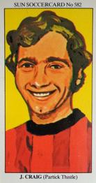 1978-79 The Sun Soccercards #582 John Craig Front