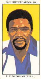 1978-79 The Sun Soccercards #584 Laurie Cunningham Front