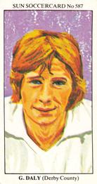 1978-79 The Sun Soccercards #587 Gerry Daly Front
