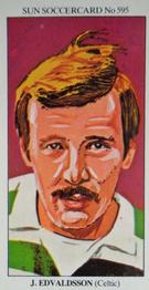1978-79 The Sun Soccercards #595 Johannes Edvaldsson Front