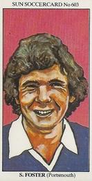 1978-79 The Sun Soccercards #603 Steve Foster Front