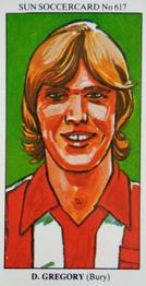 1978-79 The Sun Soccercards #617 David Gregory Front