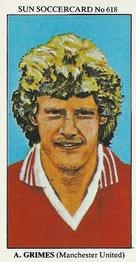 1978-79 The Sun Soccercards #618 Ashley Grimes Front
