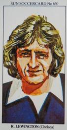 1978-79 The Sun Soccercards #650 Ray Lewington Front