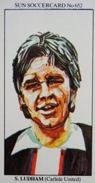 1978-79 The Sun Soccercards #652 Steve Ludlam Front