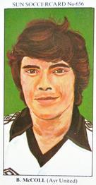 1978-79 The Sun Soccercards #656 Billy McColl Front