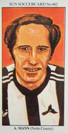 1978-79 The Sun Soccercards #662 Arthur Mann Front