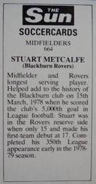 1978-79 The Sun Soccercards #664 Stuart Metcalfe Back