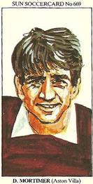 1978-79 The Sun Soccercards #669 Dennis Mortimer Front