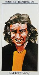 1978-79 The Sun Soccercards #672 Gordon Nisbet Front