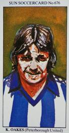 1978-79 The Sun Soccercards #676 Keith Oakes Front