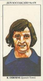 1978-79 The Sun Soccercards #678 Roger Osborne Front