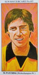 1978-79 The Sun Soccercards #685 Martin Patching Front