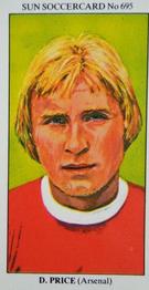 1978-79 The Sun Soccercards #695 David Price Front
