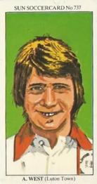 1978-79 The Sun Soccercards #737 Alan West Front