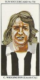 1978-79 The Sun Soccercards #738 Clive Wigginton Front