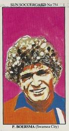 1978-79 The Sun Soccercards #754 Phil Boersma Front