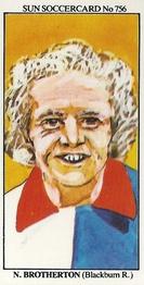 1978-79 The Sun Soccercards #756 Noel Brotherston Front