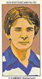 1978-79 The Sun Soccercards #763 Joe Cairney Front