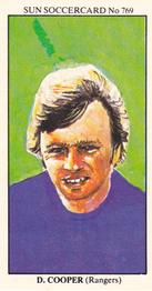 1978-79 The Sun Soccercards #769 Davie Cooper Front