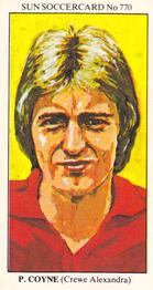 1978-79 The Sun Soccercards #770 Peter Coyne Front