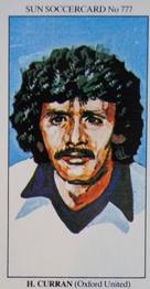1978-79 The Sun Soccercards #777 Hugh Curran Front