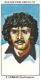 1978-79 The Sun Soccercards #778 Terry Curran Front