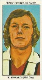 1978-79 The Sun Soccercards #789 Keith Edwards Front