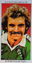 1978-79 The Sun Soccercards #796 Keith Fear Front