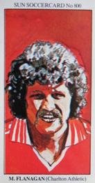 1978-79 The Sun Soccercards #800 Mike Flanagan Front