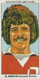 1978-79 The Sun Soccercards #804 Micky French Front