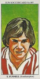 1978-79 The Sun Soccercards #805 Tony Funnell Front