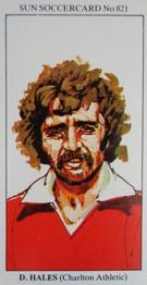 1978-79 The Sun Soccercards #821 Derek Hales Front