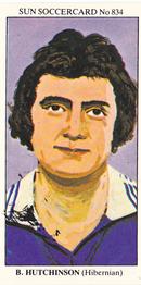 1978-79 The Sun Soccercards #834 Bobby Hutchinson Front