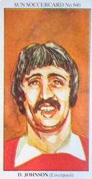 1978-79 The Sun Soccercards #840 David Johnson Front