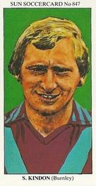 1978-79 The Sun Soccercards #847 Steve Kindon Front