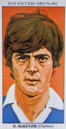 1978-79 The Sun Soccercards #862 Duncan McKenzie Front
