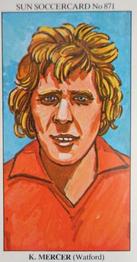 1978-79 The Sun Soccercards #871 Keith Mercer Front