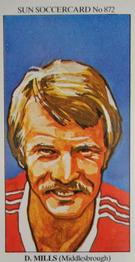 1978-79 The Sun Soccercards #872 David Mills Front