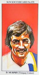 1978-79 The Sun Soccercards #878 Donal Murphy Front